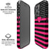 Polka Dots and Stripes Heart in Pink iPhone 16 Pro Magsafe Impact Case