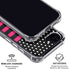 Polka Dots and Stripes Heart in Pink iPhone 16e Clear Case