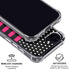 Polka Dots and Stripes Heart in Pink iPhone 16e MagSafe Case