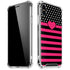 Polka Dots and Stripes Heart in Pink iPhone X/XS Clear Case