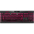 Polka Dots and Stripes Heart in Pink K95 RGB PLATINUM Mechanical Gaming Keyboard Skin