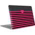 Polka Dots and Stripes Heart in Pink Apple MacBook Air Skin
