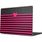 Polka Dots and Stripes Heart in Pink Apple MacBook Pro 14-inch Skin