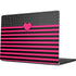 Polka Dots and Stripes Heart in Pink Apple MacBook Pro 14-inch Skin