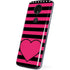 Polka Dots and Stripes Heart in Pink Moto E5 Plus Skin