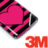 Polka Dots and Stripes Heart in Pink Moto E5 Plus Skin