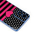 Polka Dots and Stripes Heart in Pink Moto G Play 4G (2024) Skin
