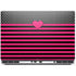 Polka Dots and Stripes Heart in Pink Dell Precision Skin