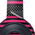 Polka Dots and Stripes Heart in Pink Razer Kraken X Skin