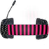 Polka Dots and Stripes Heart in Pink Razer Kraken X Skin