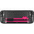 Polka Dots and Stripes Heart in Pink Steam Deck Handheld Gaming Computer Skin