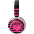 Polka Dots and Stripes Heart in Pink Surface Headphones Skin