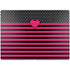 Polka Dots and Stripes Heart in Pink Surface Laptop 7 13.8in Skin