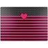 Polka Dots and Stripes Heart in Pink Surface Laptop 7 15in Skin
