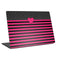 Polka Dots and Stripes Heart in Pink Laptop Skins