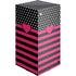 Polka Dots and Stripes Heart in Pink XBox Series X Digital Edition Console Skin