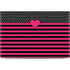 Polka Dots and Stripes Heart in Pink Dell XPS Skin