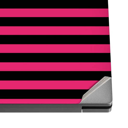 Polka Dots and Stripes Heart in Pink Dell XPS Skin