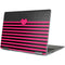 Polka Dots and Stripes Heart in Pink Yoga 710 14in Skin