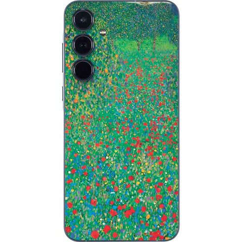 Poppy Field by Gustav Klimt Galaxy A55 5G Skin