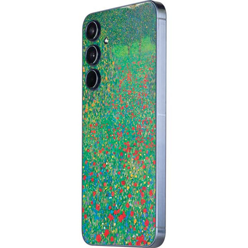 Poppy Field by Gustav Klimt Galaxy A55 5G Skin