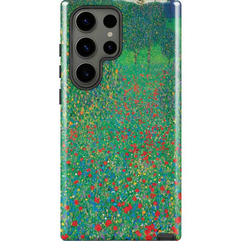Poppy Field by Gustav Klimt Galaxy S23 Ultra Pro Case
