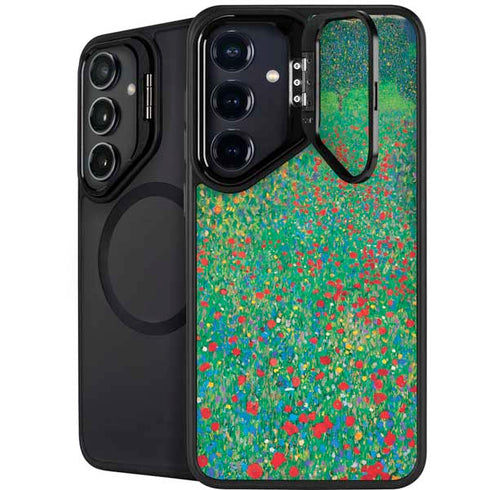 Poppy Field by Gustav Klimt Galaxy S24 FE Kickstand Case