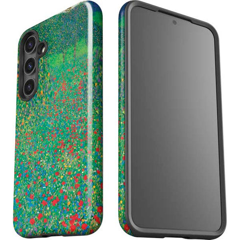 Poppy Field by Gustav Klimt Galaxy S25 Impact Case