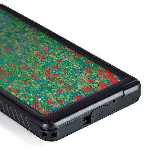 Poppy Field by Gustav Klimt Galaxy S24 Ultra Waterproof Case