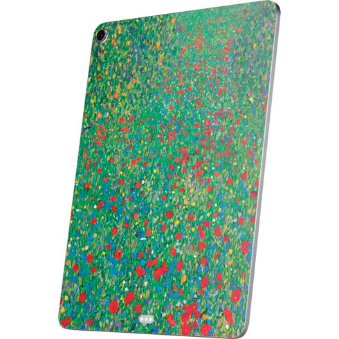 Poppy Field by Gustav Klimt Apple iPad Air Skin