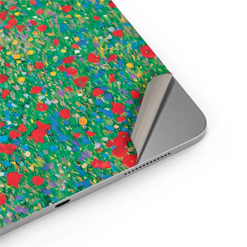 Poppy Field by Gustav Klimt Apple iPad Air Skin