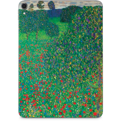 Poppy Field by Gustav Klimt Apple iPad Pro Skin