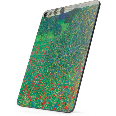 Poppy Field by Gustav Klimt Apple iPad Pro Skin