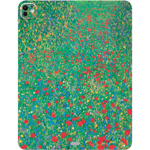Poppy Field by Gustav Klimt iPad Pro 13in M4 (2024) Skin