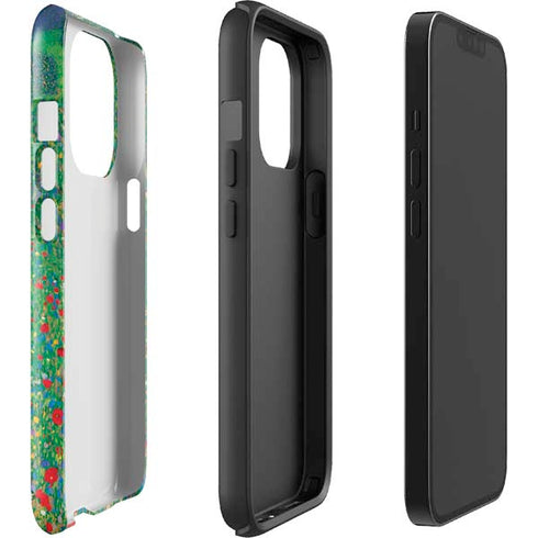 Poppy Field by Gustav Klimt iPhone 15 Pro Impact Case