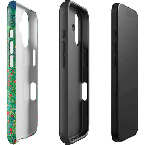 Poppy Field by Gustav Klimt iPhone 16 Plus Impact Case