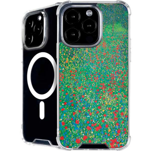 Poppy Field by Gustav Klimt iPhone 16 Pro MagSafe Case