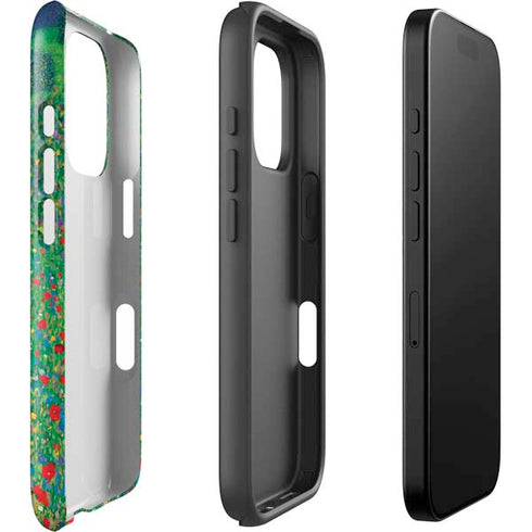 Poppy Field by Gustav Klimt iPhone 16 Pro Max Impact Case