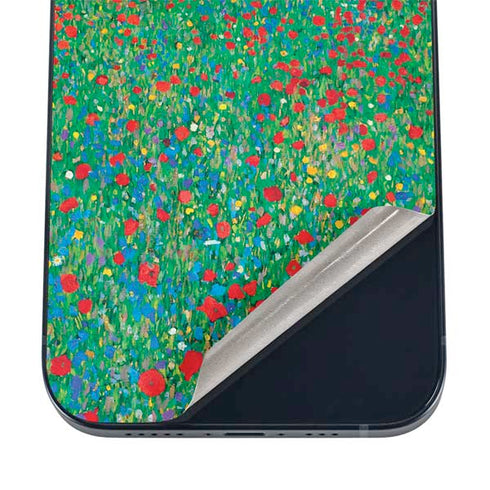 Poppy Field by Gustav Klimt iPhone 16 Skin
