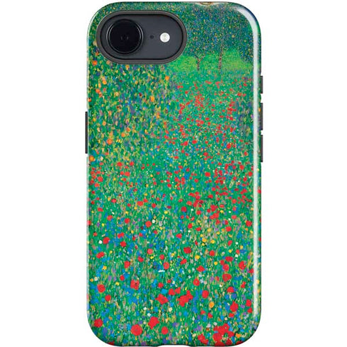 Poppy Field by Gustav Klimt iPhone 16e Impact Case