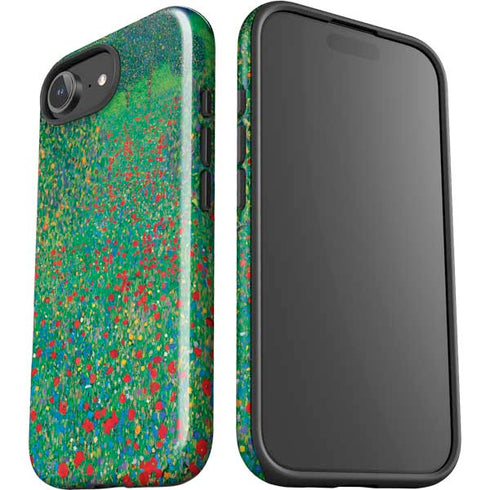 Poppy Field by Gustav Klimt iPhone 16e Impact Case