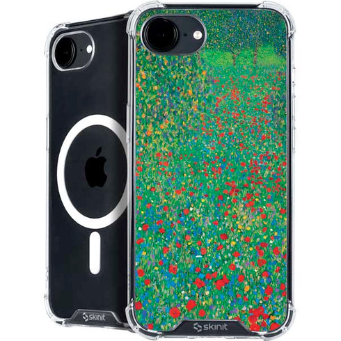Poppy Field by Gustav Klimt iPhone 16e MagSafe Case