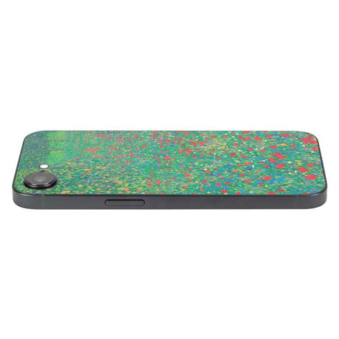 Poppy Field by Gustav Klimt iPhone 16e Skin