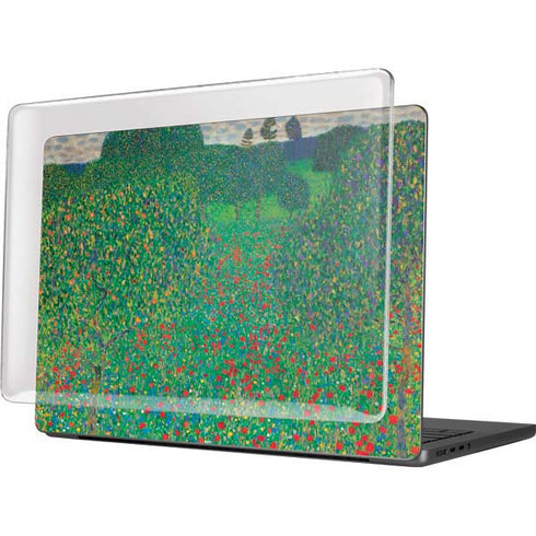 Poppy Field by Gustav Klimt MacBook Pro 14in (2021-24) Case plus Skin
