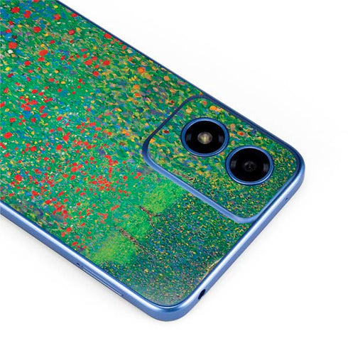 Poppy Field by Gustav Klimt Moto G Play 4G (2024) Skin