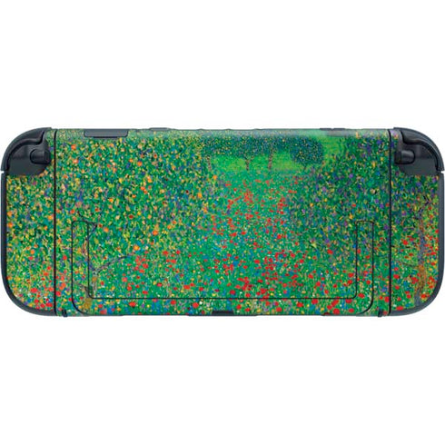 Poppy Field by Gustav Klimt Nintendo Switch 2 (2025) with Joy-Con Skin