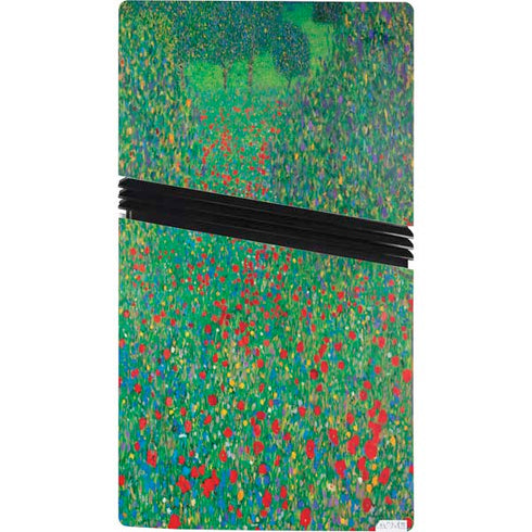 Poppy Field by Gustav Klimt PS5 Pro Bundle Skin