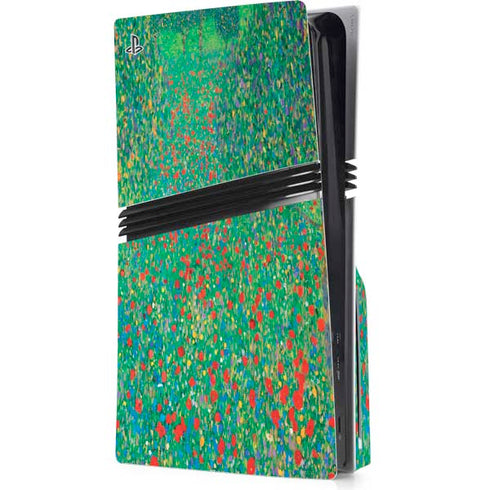 Poppy Field by Gustav Klimt PlayStation PS5 Skins