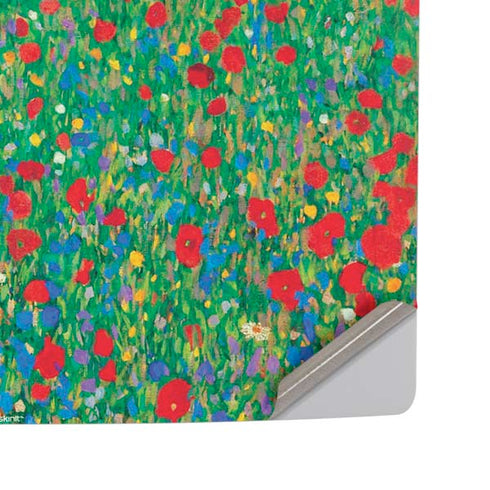 Poppy Field by Gustav Klimt PS5 Pro Disk Console Skin