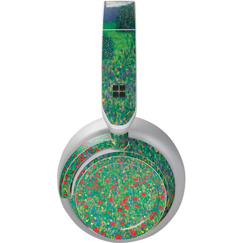 Poppy Field by Gustav Klimt Surface Headphones Skin